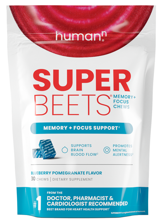 HumanN, SuperBeets Memory + Focus, 30 Chews UPC 813188020919 | HiLife Vitamins